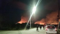 Сильный пожар в Луговом, Фото: 3
