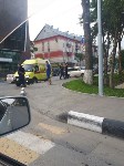 Авария на проспекте Мира в Южно-Сахалинске спровоцировала пробку, Фото: 2
