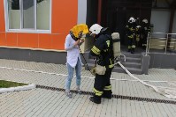 Условный пожар "потушили" в детском лагере в Анивском районе, Фото: 6