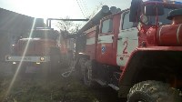 Жилой дом горит в Южно-Сахалинске, Фото: 1