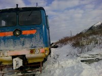 Внедорожник и поезд столкнулись в Холмском районе, Фото: 3