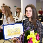 Школьники Южно-Сахалинска получили премии мэра, Фото: 16