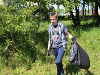 Юные волонтёры очистили от мусора прибрежную зону рек Ноглинка и Тымь , Фото: 6