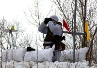 Отражать авиаудар условного противника тренировались военнослужащие на Сахалине, Фото: 2