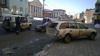 В Холмске иномарка врезалась в припаркованный автомобиль, уходя от преследования полиции, Фото: 8