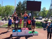 Сахалинские легкоатлеты завоевали 11 медалей первенства ДФО среди юниоров, Фото: 4