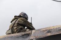 Крыша гостиницы "Турист" загорелась в Южно-Сахалинске, Фото: 8