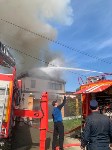 Двух детей спасли при пожаре в Долинске, Фото: 1