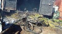 Играющие дети спалили 11 гаражей в селе Чехов, Фото: 4