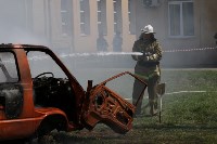 Южно-сахалинские школьники спасли «пострадавшего» в ДТП и потушили горящий автомобиль, Фото: 4