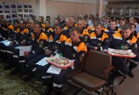31 июля в ДВРПСО МЧС России состоялась торжественная церемония посвящения в спасатели 25 курильчан, Фото: 14