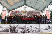 Оркестр суворовцев выступил в Корсакове, Фото: 18