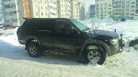 Горящий Nissan Terrano потушили в Южно-Сахалинске, Фото: 1