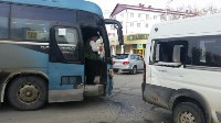 Междугородний автобус столкнулся с микроавтобусом в Южно-Сахалинске, Фото: 6