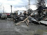 Здание сельской администрации загорелось в Рощино, Фото: 8