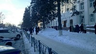 Городской суд Южно-Сахалинска оцепили сотрудники оперативных служб, Фото: 5