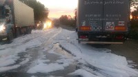 Легковой автомобиль врезался в грузовик на окраине Южно-Сахалинска , Фото: 2