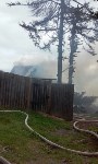 Горящий дачный дом потушили пожарные во Второй Пади, Фото: 3