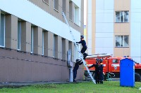 В Сахалинском медколледже прошло пожарно-тактическое учение, Фото: 8