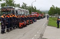 Пострадавших от условного взрыва газа эвакуировали из здания в Южно-Сахалинске, Фото: 9