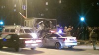 Иномарка сбила припаркованный автомобиль и приземлила в кузов грузовика в Южно-Сахалинске, Фото: 4