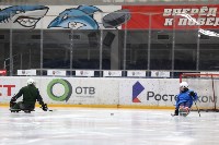 На Сахалине провели тренировку по следж-хоккею для ветеранов СВО, Фото: 4