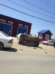 Автомобиль опрокинулся при ДТП в Южно-Сахалинске, Фото: 5