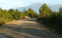 Грузовик вылетел в кювет в Тымовском районе, Фото: 1