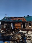 Частный дом полыхал в Поронайске, Фото: 2