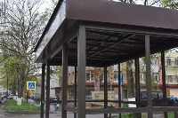 Остановочные павильоны обновляют в Углегорском районе, Фото: 3