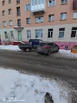 Автохамы блокируют подъезд в Южно-Сахалинске, Фото: 1