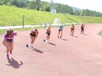Легкоатлеты из трех городов Сахалина состязались в беге на трех дистанциях, Фото: 8
