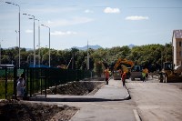 Строительство дороги до новой школы завершается в Дальнем, Фото: 6