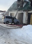 пожар в Хомутово на шиномонтажке, Фото: 5