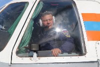 Сахалинские спасатели провели авиатренировку на склонах «Горного воздуха», Фото: 18