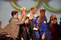 Олимпийские чемпионы встретились с поронайскими школьниками, Фото: 1