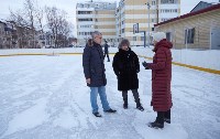 В Южно-Сахалинске продолжают инспектировать городские катки , Фото: 4