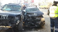 Две "Тойоты" столкнулись утром 6 февраля в Южно-Сахалинске, Фото: 6