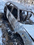 Сахалинец сбил пешехода, скрылся с места и сжёг автомобиль, Фото: 3