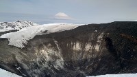 Как выглядит кратер вулкана Эбеко, Фото: 2