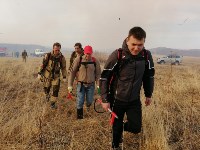 Пожар у села Новоселово, Фото: 2