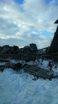 Склад с пенополистиролом горит в Южно-Сахалинске, Фото: 6