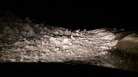 Дорогу автомобилистам в Невельском районе перегородила снежная лавина, Фото: 5