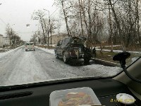 Грузовик смял "Лексус" в ДТП на Сахалине, Фото: 3