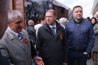 В Южно-Сахалинске впервые встретили "Поезд Победы", Фото: 6