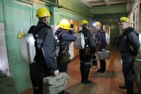 Сахалинские горноспасатели провели учения на 110-метровой глубине, Фото: 22