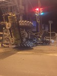 Женщина пострадала при столкновении "Тойоты" и трактора в Южно-Сахалинске, Фото: 6