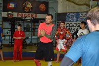 Чемпион мира по кикбоксингу Максим Воронов провел мастер-класс для сахалинских бойцов, Фото: 5