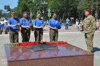 Сахалинские курсанты получили васильковые береты Президентского полка, Фото: 25