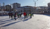 Мастер-класс для любителей хоккея прошел на площади Ленина в Южно-Сахалинске, Фото: 45